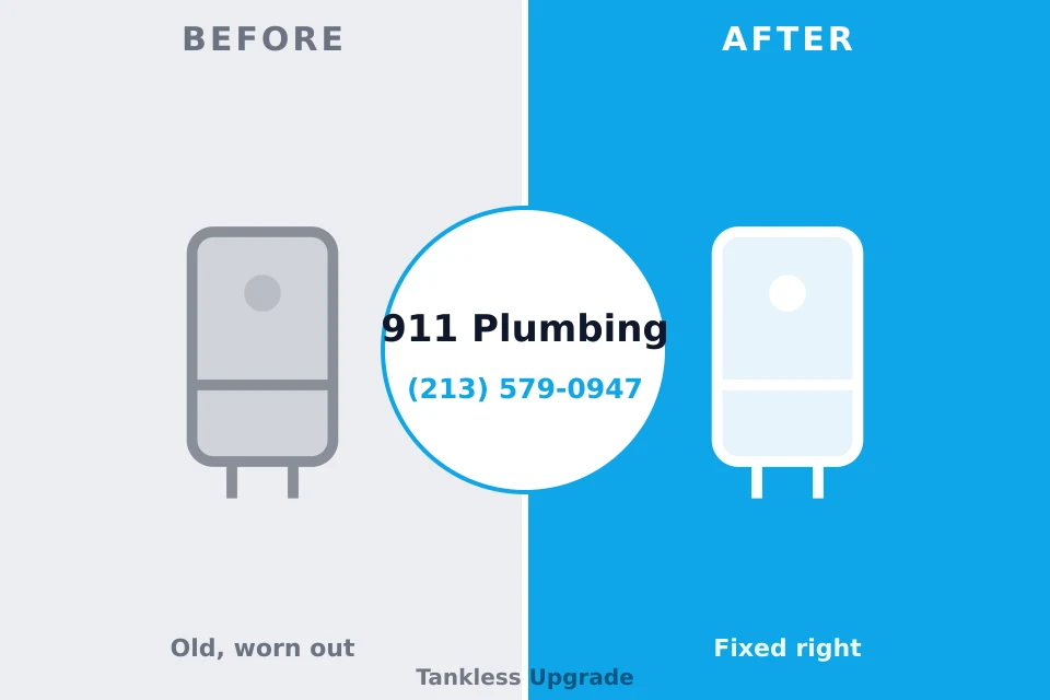 Before and after: plumbing company Attalla, AL